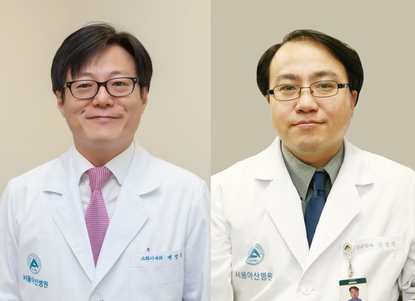 (왼쪽부터) 변정식-김남국 교수