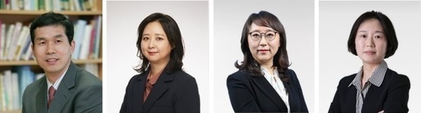 (왼쪽부터) 지선하-김희진-이지영-정금지 교수