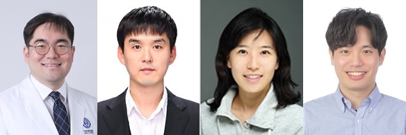 (왼쪽부터) 최성환 교수-홍진기 교수-안효원 교수-최우진 연구원