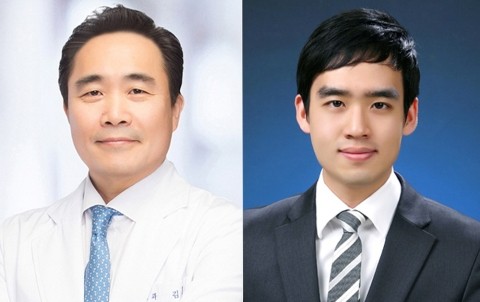(왼쪽부터) 김동기 교수-박세훈 전임의