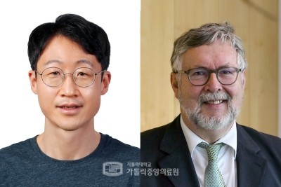 (왼쪽부터) 김기표 교수-한스쉘러​ 연구소장