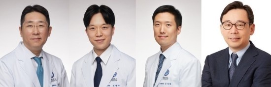 (왼쪽부터) 김진석-조현수-김경환-신의철 교수