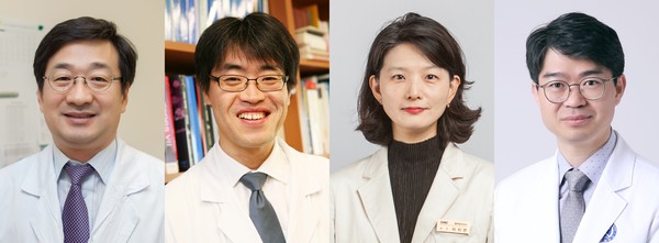 (왼쪽부터) 김태원-홍용상-이지연-신상준 교수