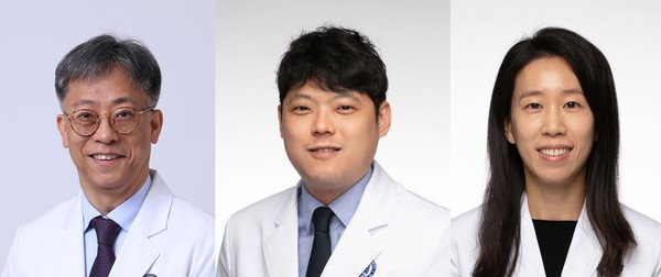 (왼쪽부터) 정준-배숭준-차윤진 교수