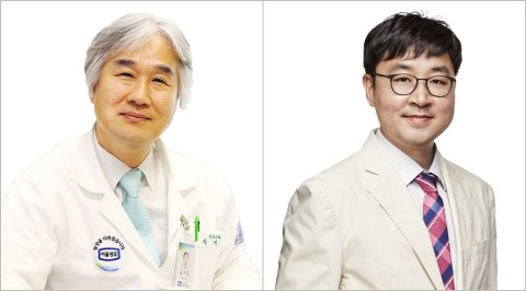 (왼쪽부터) 김세웅-배웅진 교수