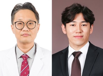 (왼쪽부터) 최준 교수-박동현 전공의