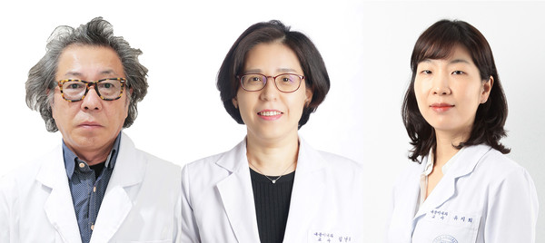 (왼쪽부터) 신철-김난희-유지희 교수