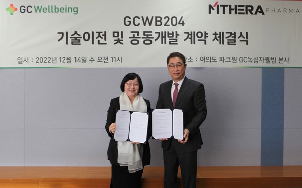 (왼쪽부터) 손미원-김상현 대표