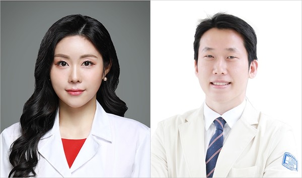 (왼쪽부터) 서울성모병원 피부과 김에스더 전공의, 김영호 교수