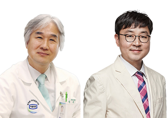 (왼쪽부터) 가톨릭대 서울성모병원 비뇨의학과 김세웅, 배웅진 교수