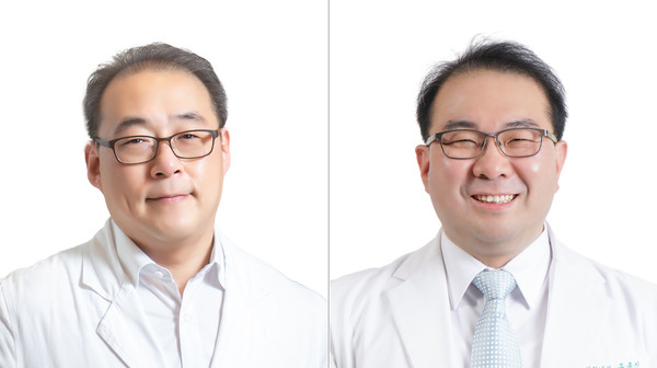 (왼쪽부터) 경희대병원 소화기내과 장재영 교수, 심장혈관센터 우종신 교수