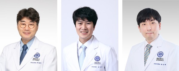(왼쪽부터) 강남세브란스병원 진단검사의학과 박용정, 김도균, 최민혁 교수