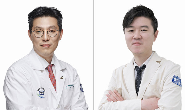 (왼쪽부터) 가톨릭대 서울성모병원 대장항문외과 이윤석 교수, 배정훈 교수