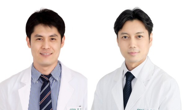 (왼쪽부터) 경희대병원 신경외과 최만규 교수, 박창규 교수